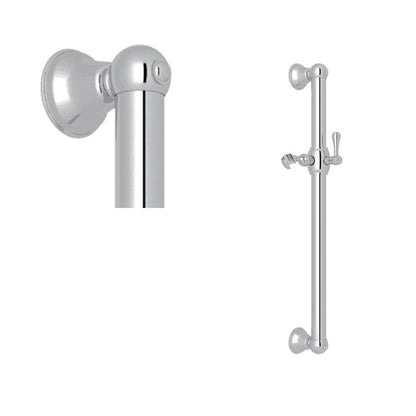 ROHL 24" Grab Bar With Sliding Handshower Holder