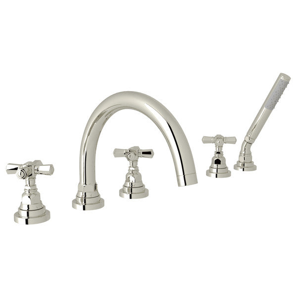 ROHL San Giovanni™ 5-Hole Deck Mount Tub Filler