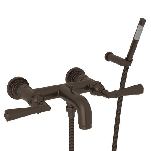 ROHL San Giovanni Wall Mount Exposed Tub Filler With Handshower