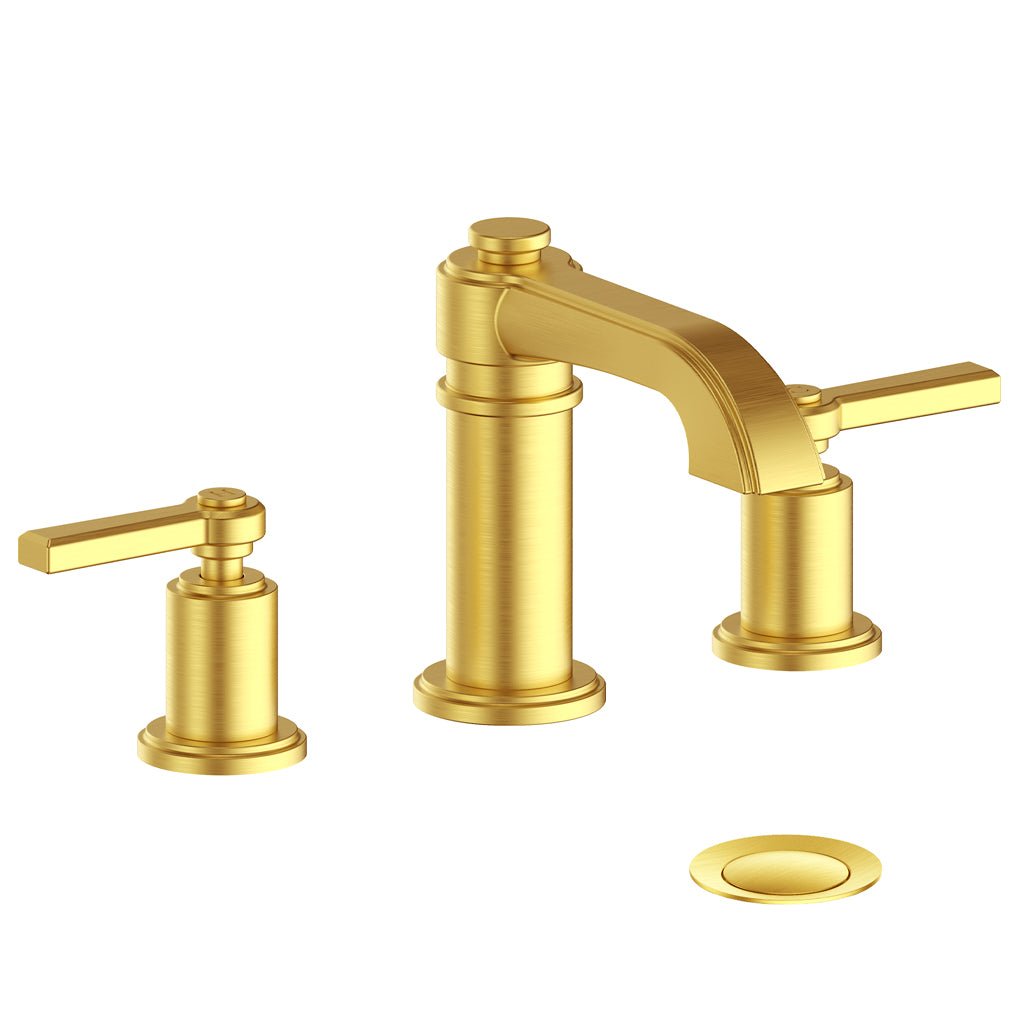 ZEHN 8 - inch WIDESPREAD LAVATORY FAUCET WITH POP - UP DRAIN - Z1 LEVER - Golzar Home