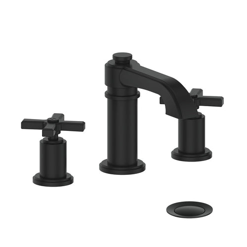 Zehn 8-Inch Widespread Lavatory Faucet With Pop-Up Drain-Z4 Lever - Golzar Home