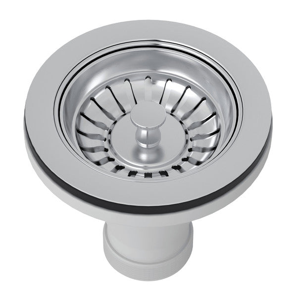 ROHL Manual Basket Strainer Without Remote Pop-Up