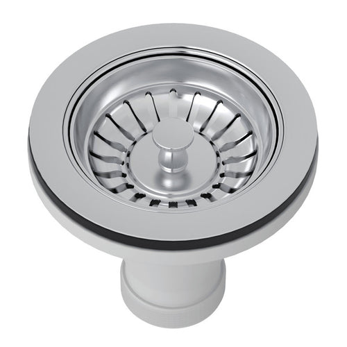 ROHL Manual Basket Strainer Without Remote Pop-Up