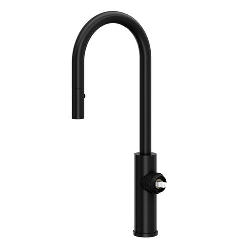 ROHL Eclissi Pull-Down Bar & Food Prep Kitchen Faucet With C-Spout Less Handle