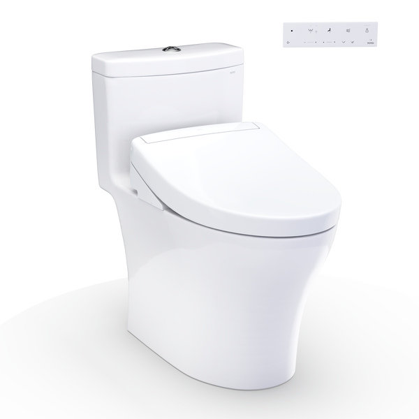 Toto Aquia® IV Washlet®+ S5 One-Piece Toilet - 1.28 Gpf/0.9 Gpf