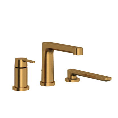 Riobel Nibi™ 3-Hole Pressure Balance Deck Mount Tub Filler Trim-TNB16