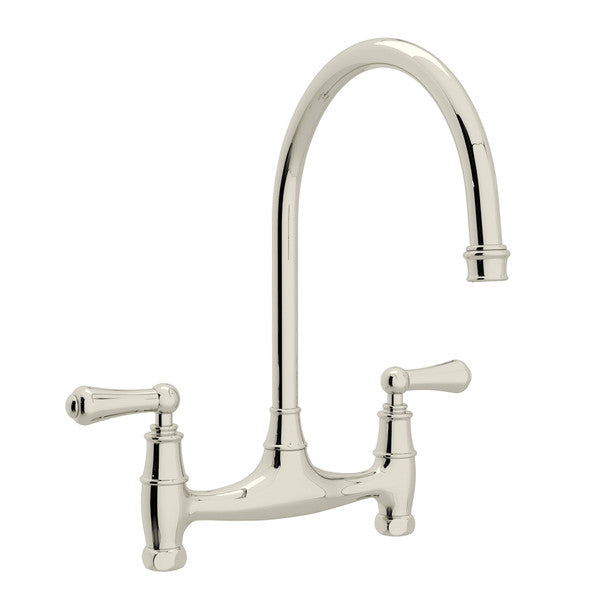 Perrin & Rowe Georgian Era Bridge Kitchen Faucet Without Unions